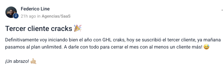 Testimonio escrito de alumno de Emprendista 22