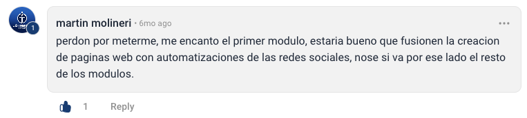 Testimonio escrito de alumno de Emprendista 4