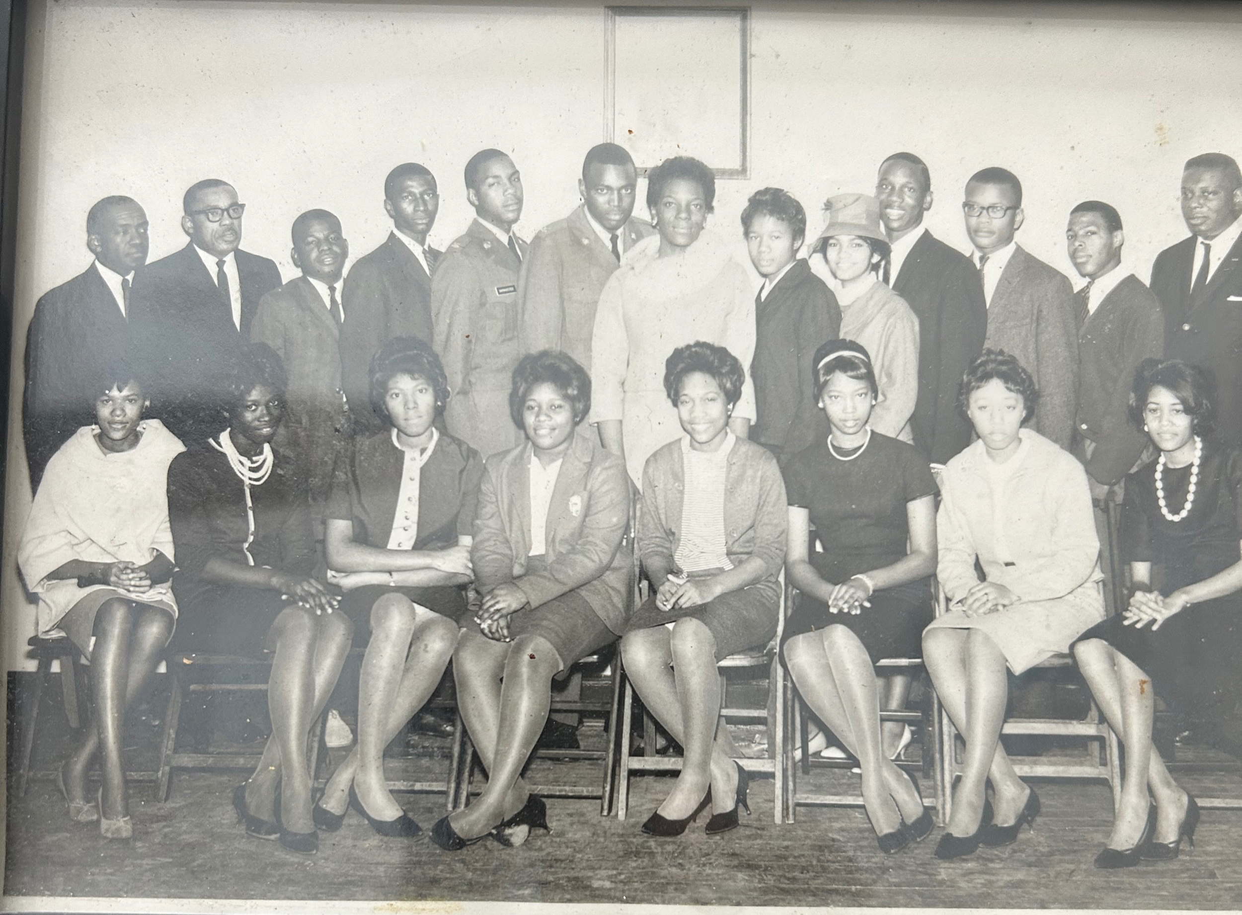 George Shinhoster with fellow students