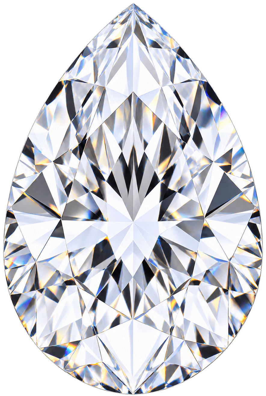 Pear diamond shape