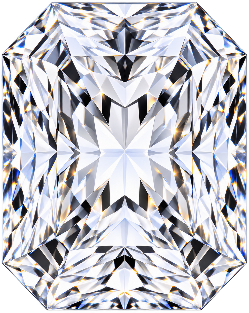 Radiant diamond shape