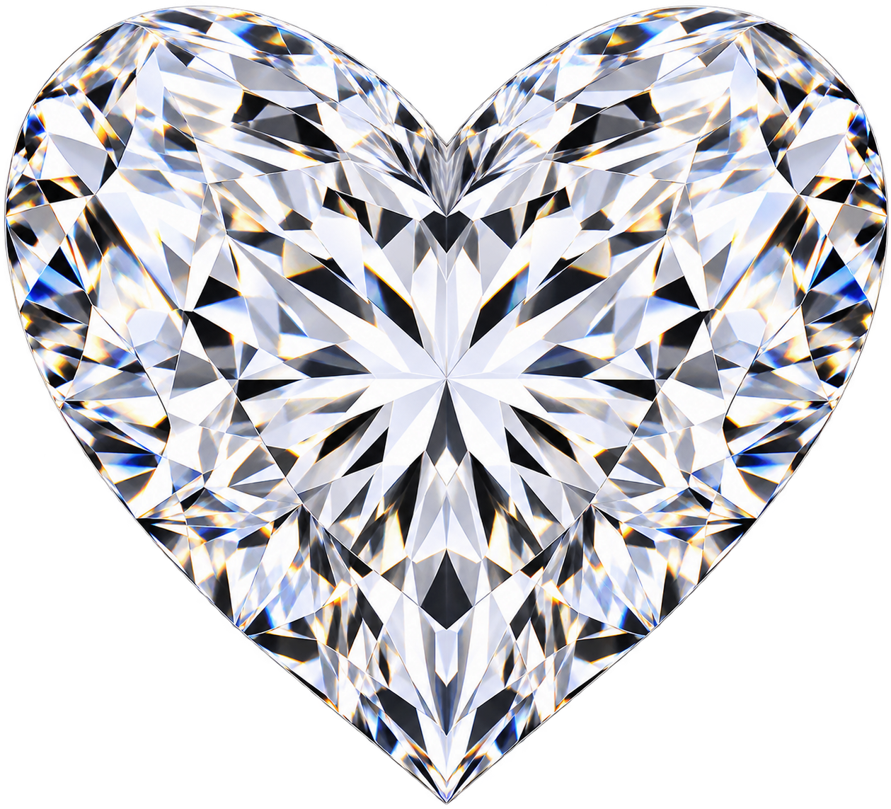 Heart diamond shape