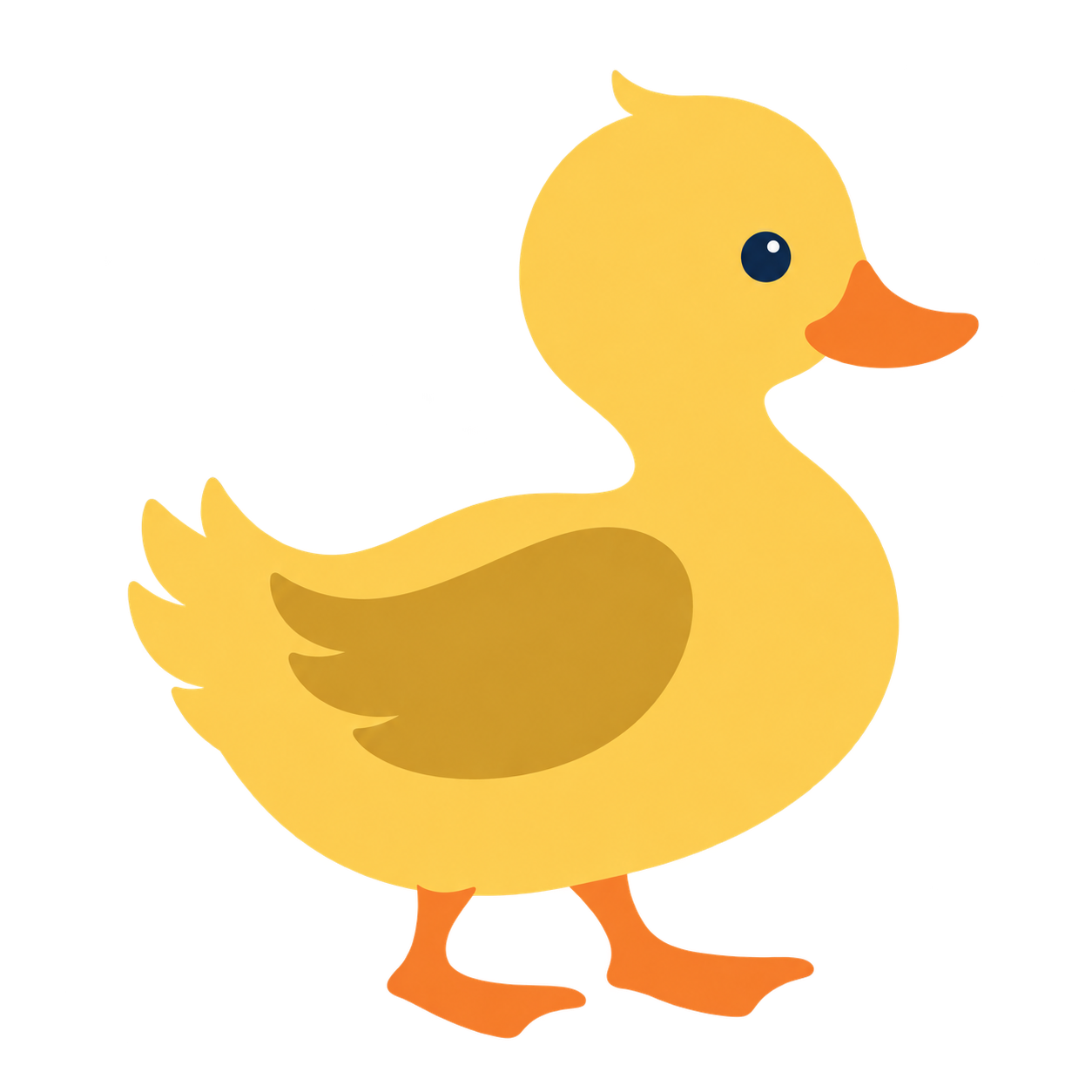 Golden duck emblem