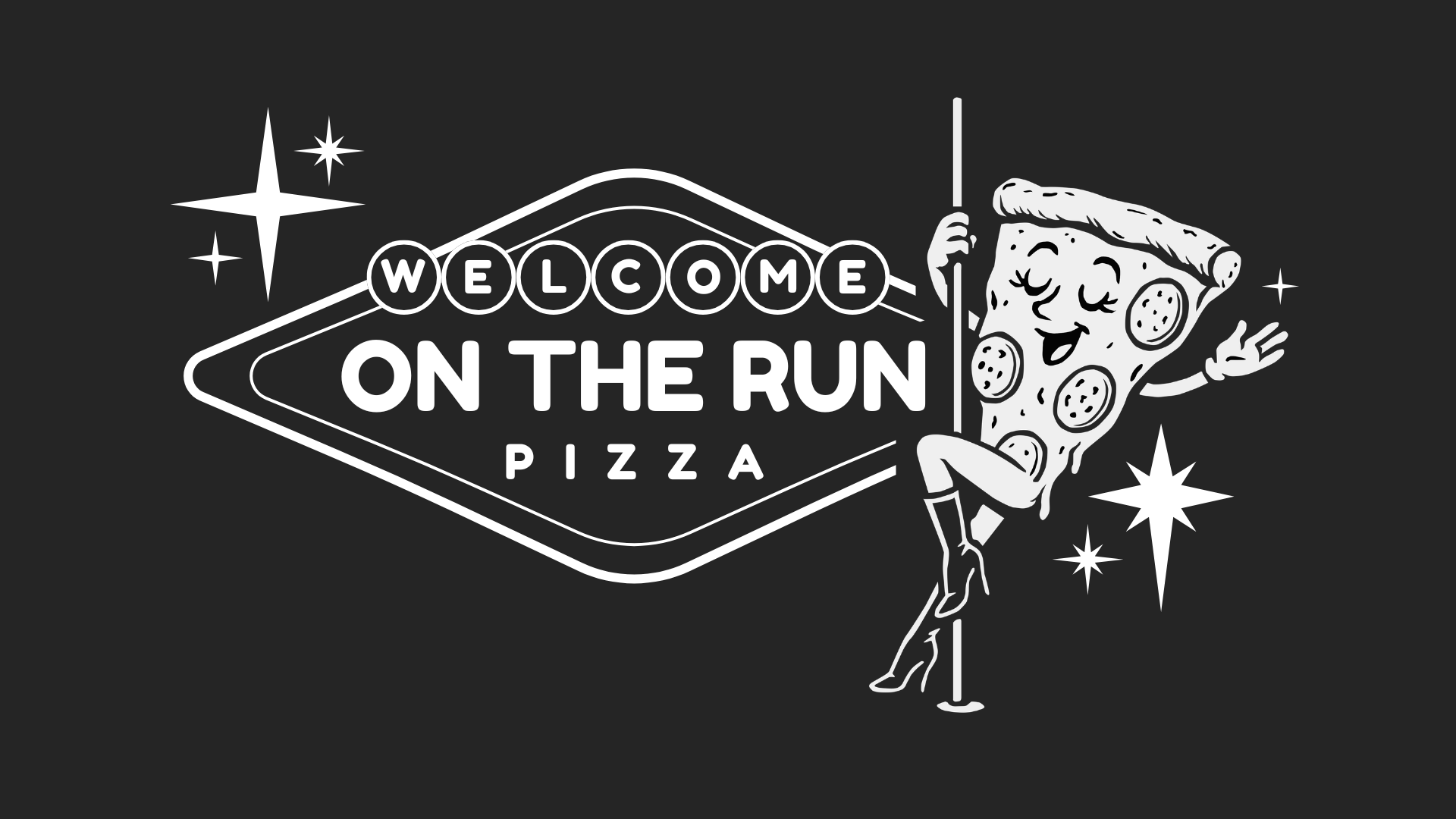 On The Run Pizza Logo