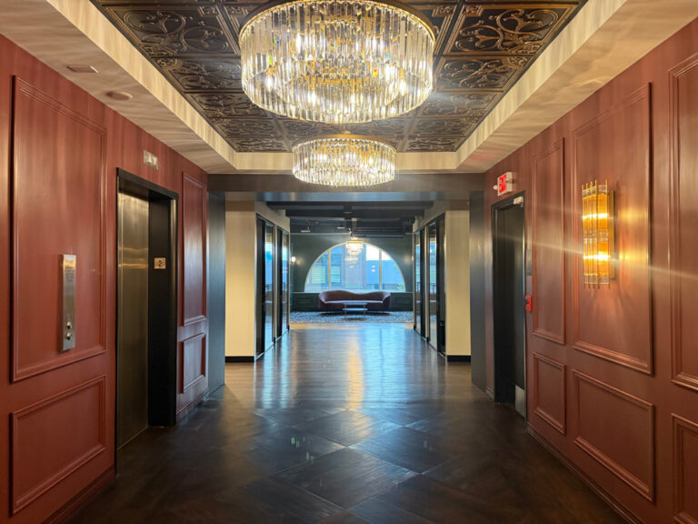 Modern lounge in the L&C Tower Annex