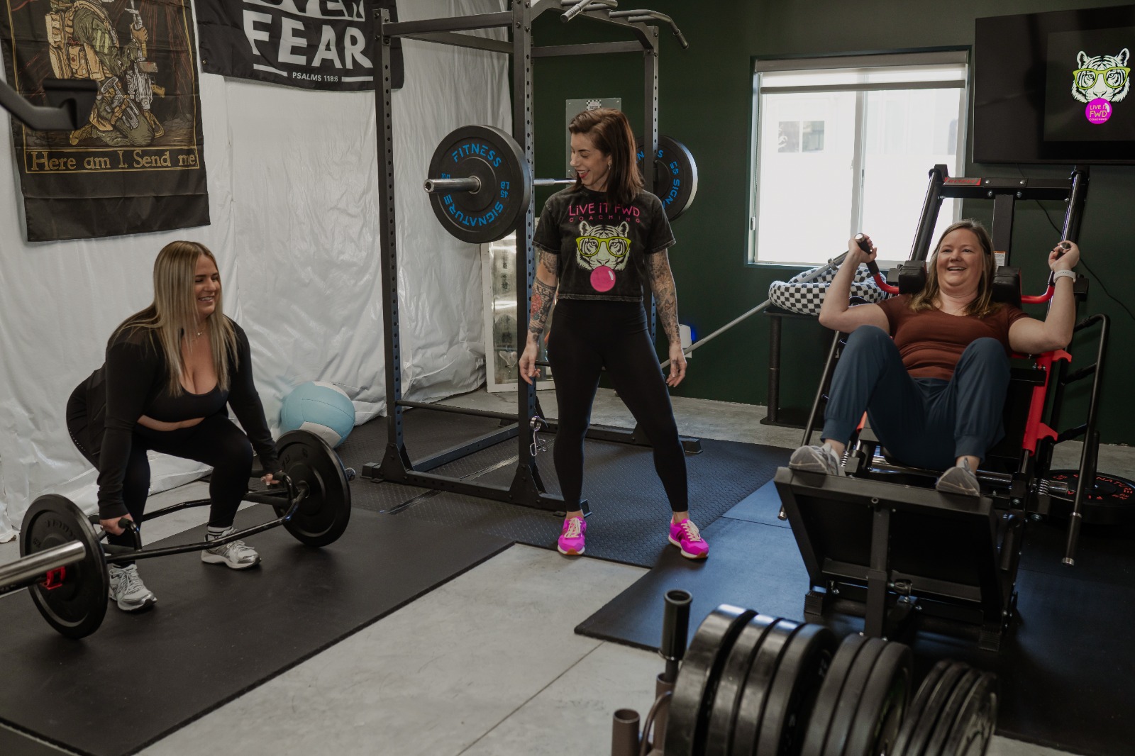 Women working out at LiFT Studio
