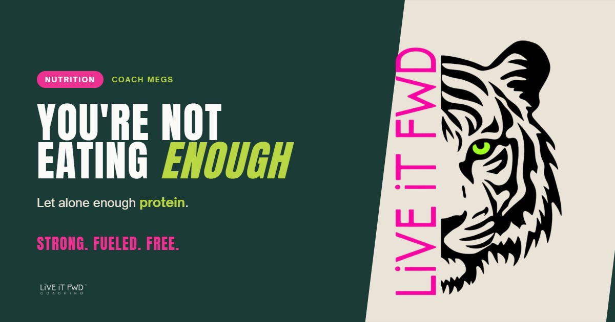 You're Not Eating Enough — Let Alone Enough Protein