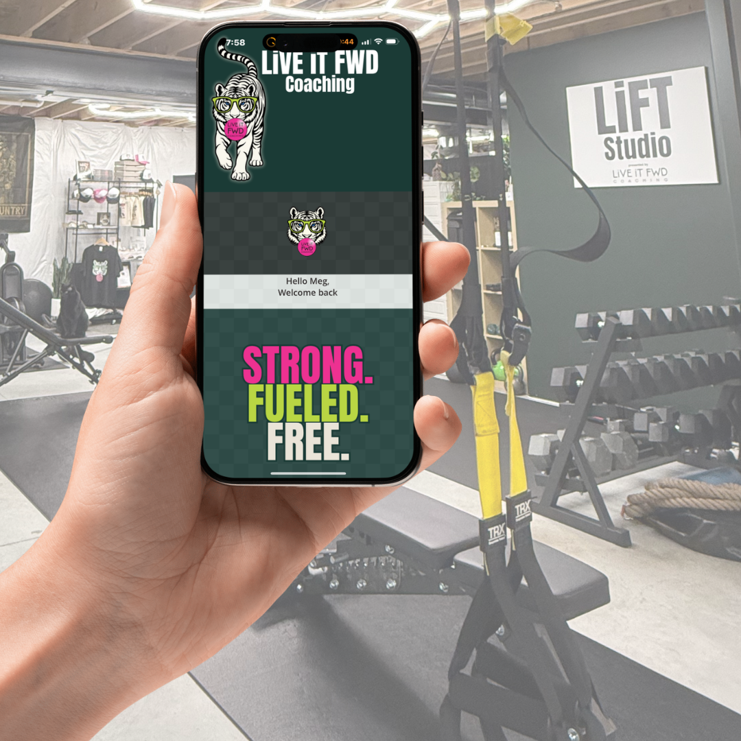 The LiF app open on a phone