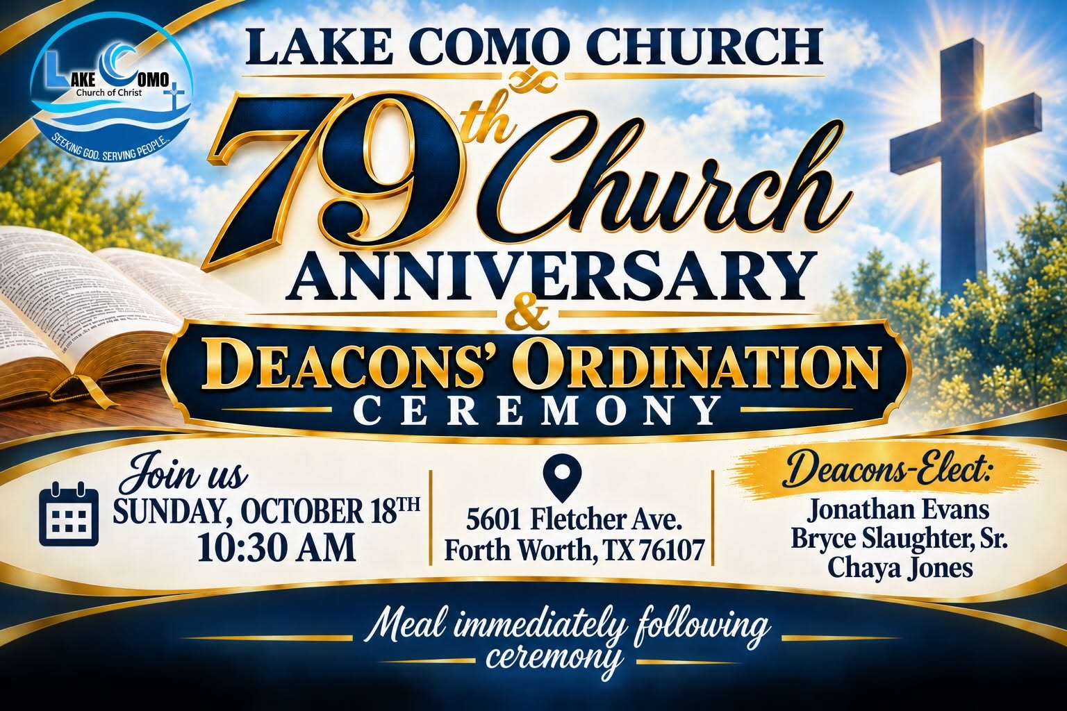 79th Anniversary flyer