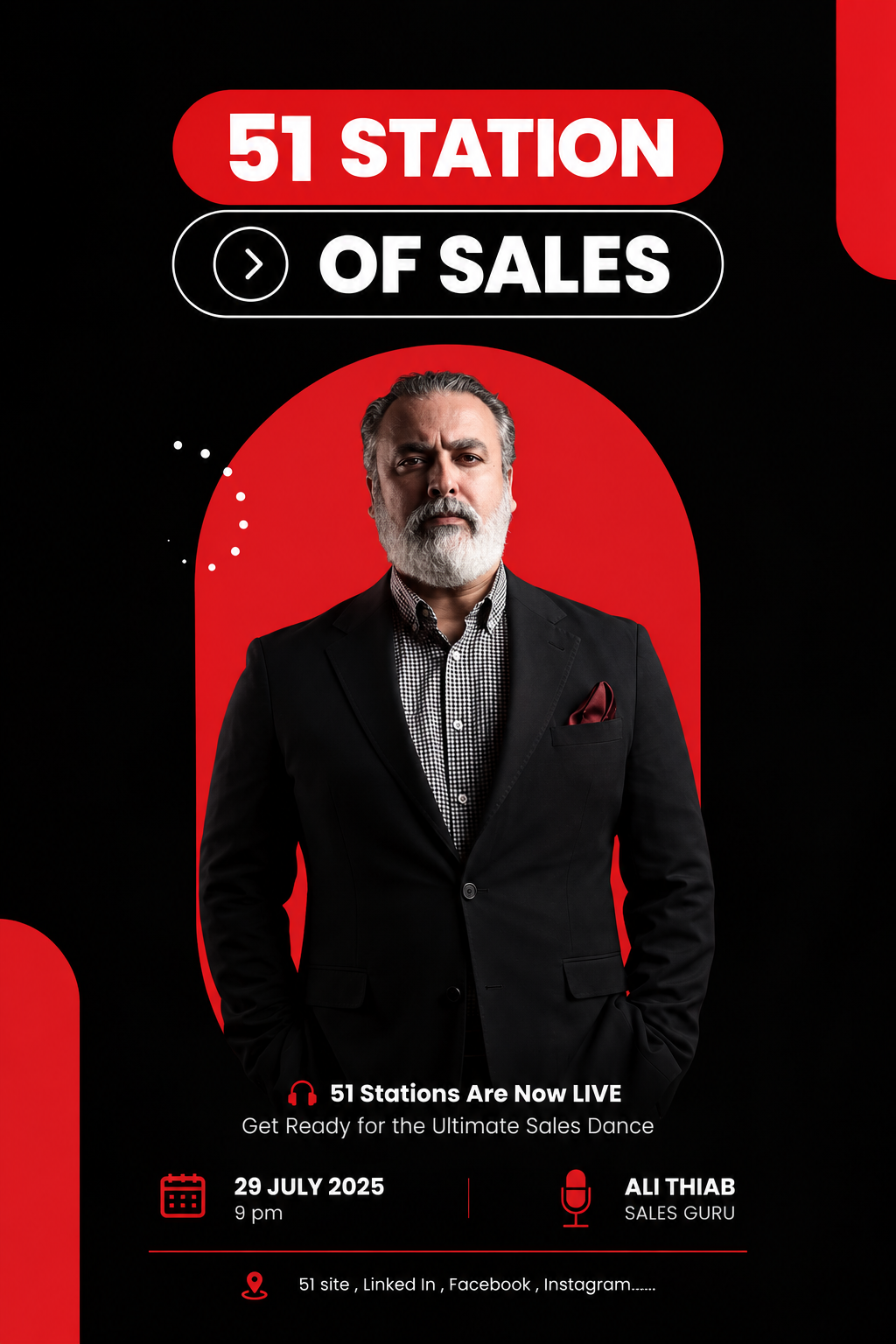 51 Station of Sales poster