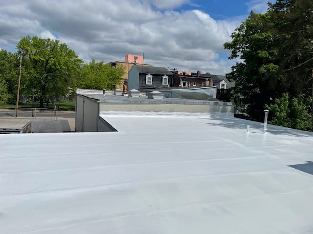 Silicone Roof Restorations — After