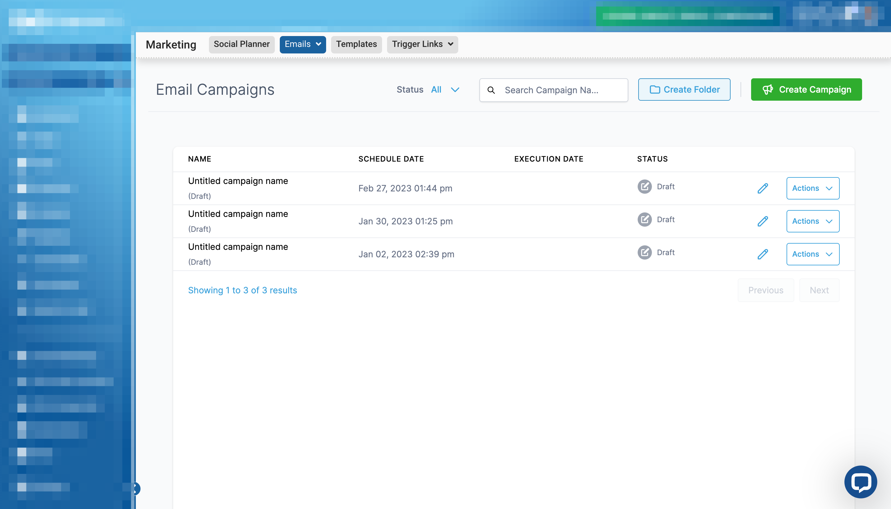 OriginatePro's Marketing Campaigns Suite Feature