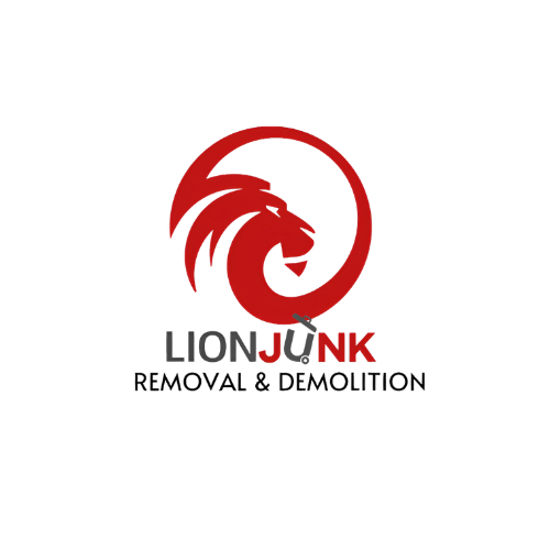 Lion Junk Removal Logo