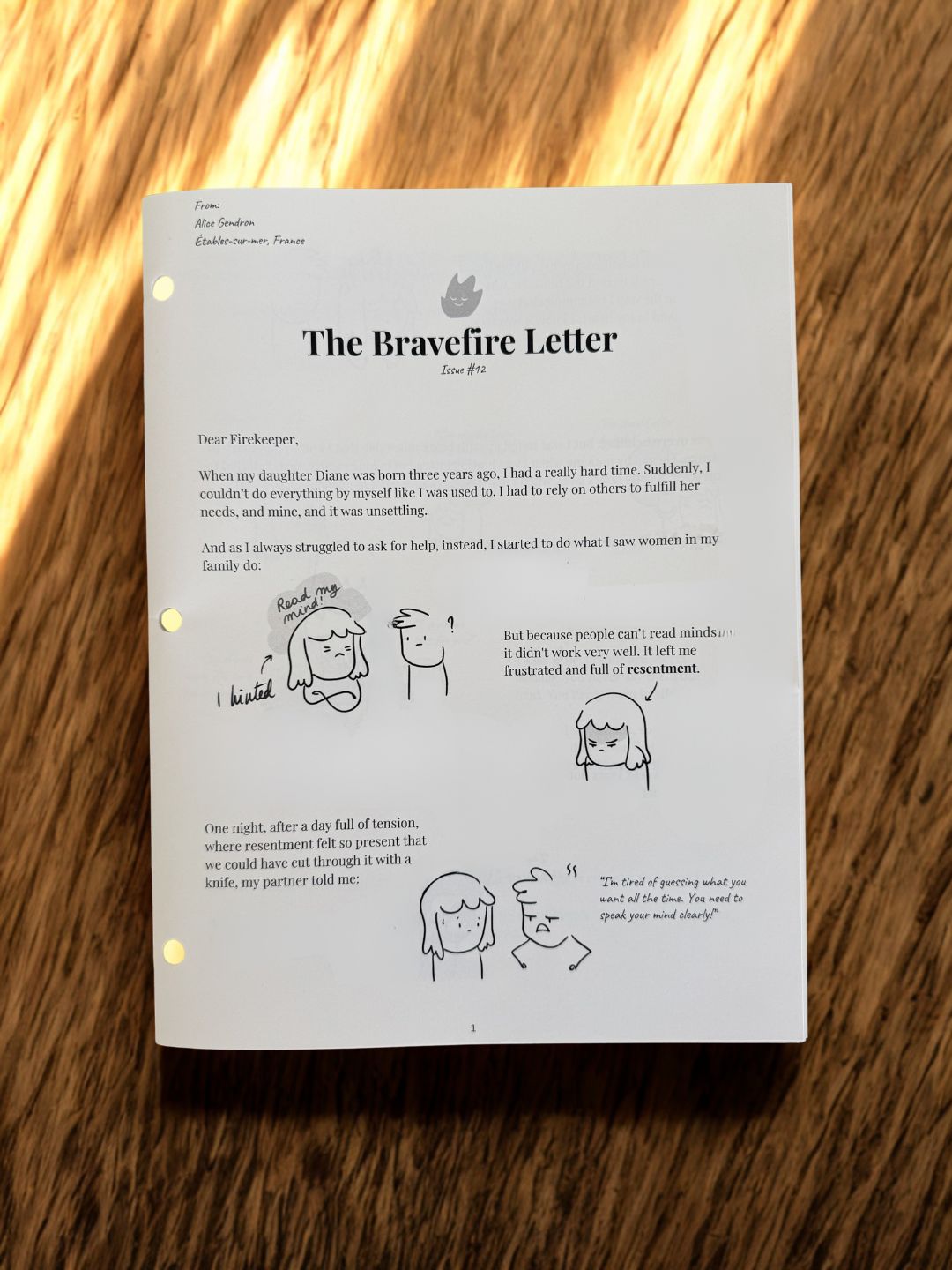 The Bravefire Letter