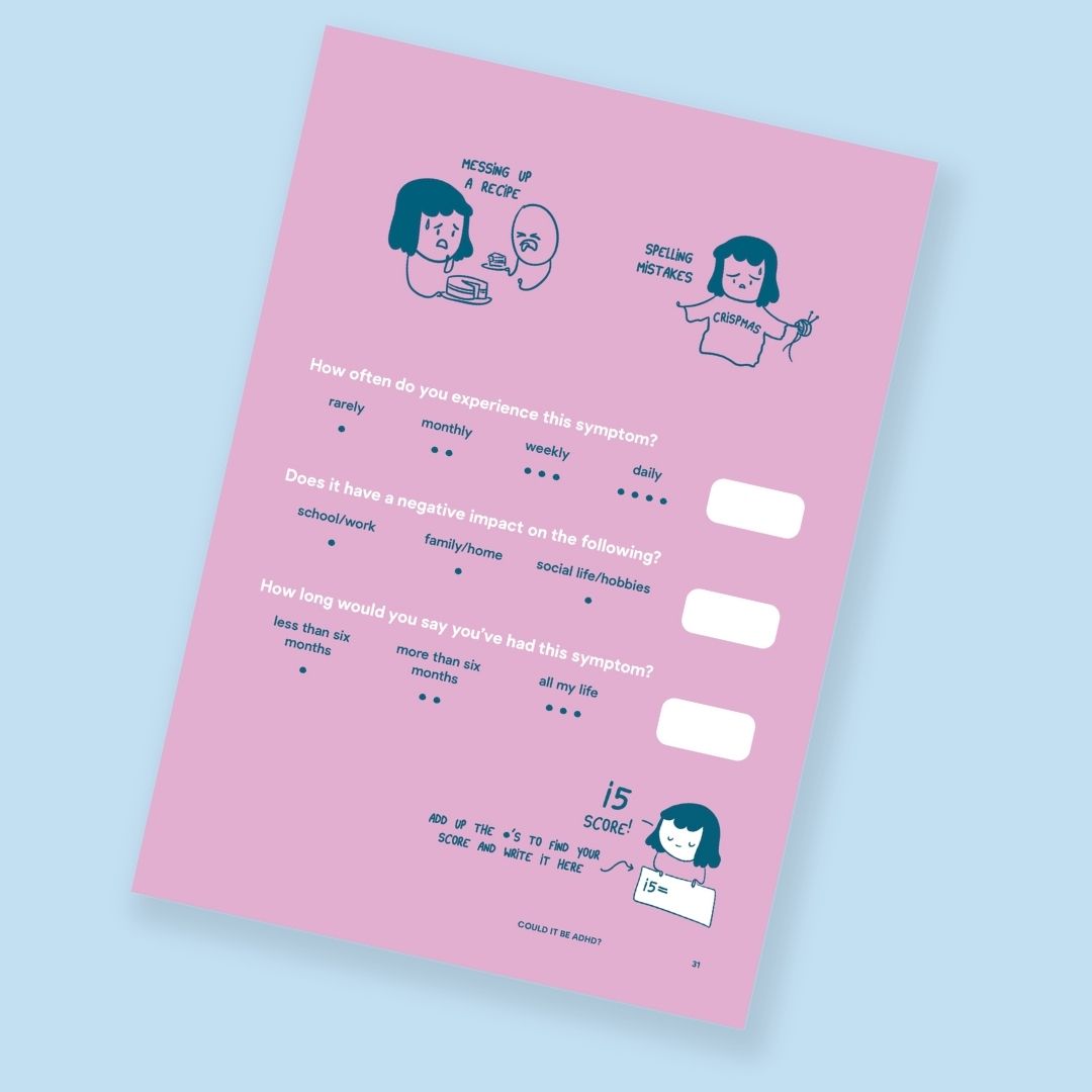 A self-assessment scoring page
