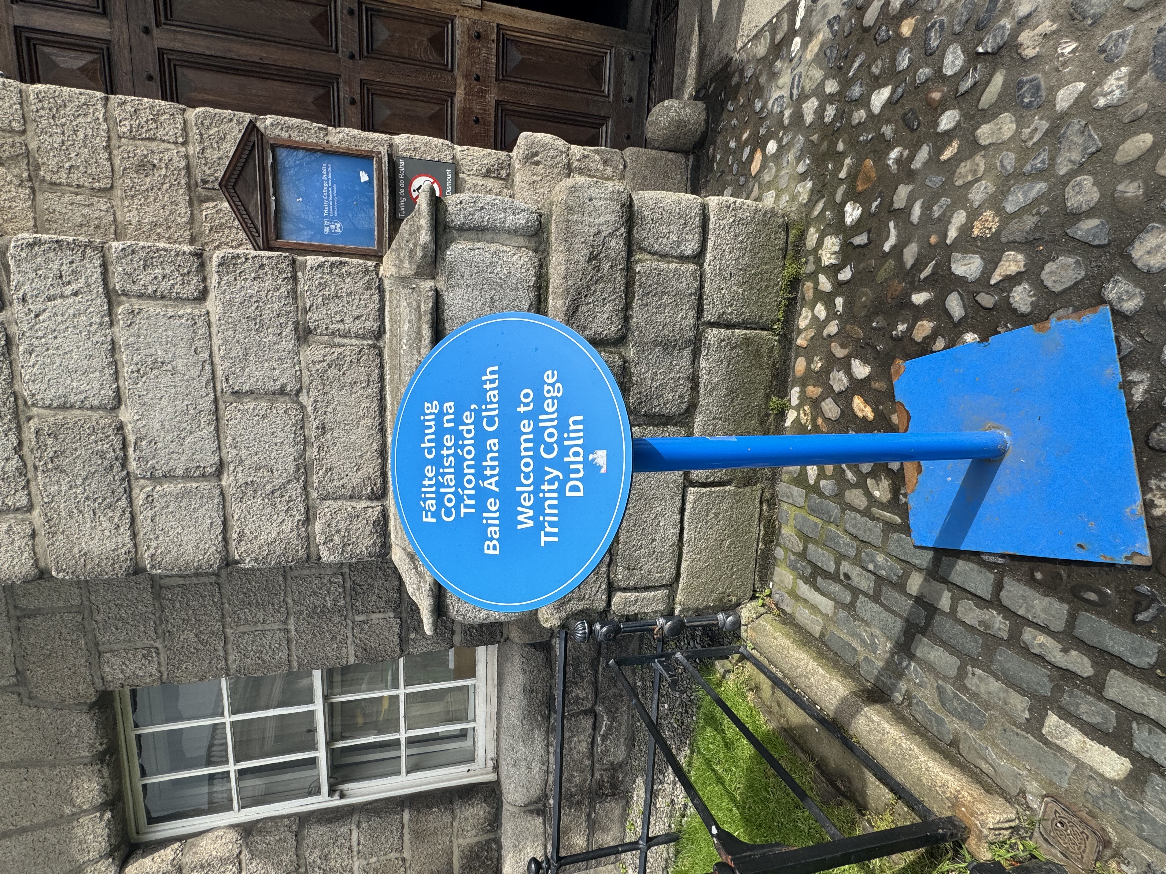 Kay arriving in Dublin and at Trinity College