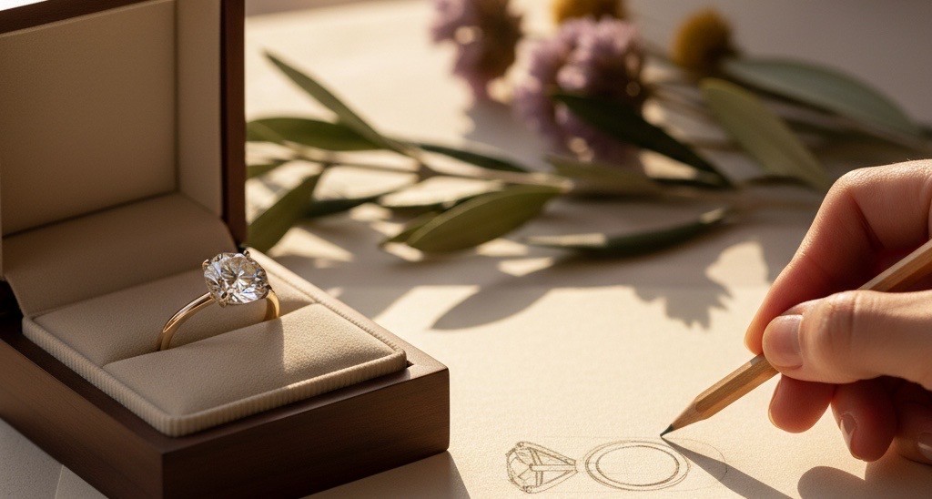 Custom engagement rings in Scottsdale | Heartcraft Wedding Films
