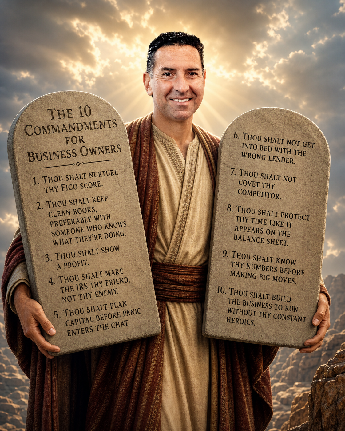 The 10 Commandments for Business Owners Who Want to Stay in Business