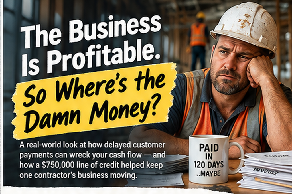 The business is profitable. So where's the damn money? The business is profitable. So where's the damn money?