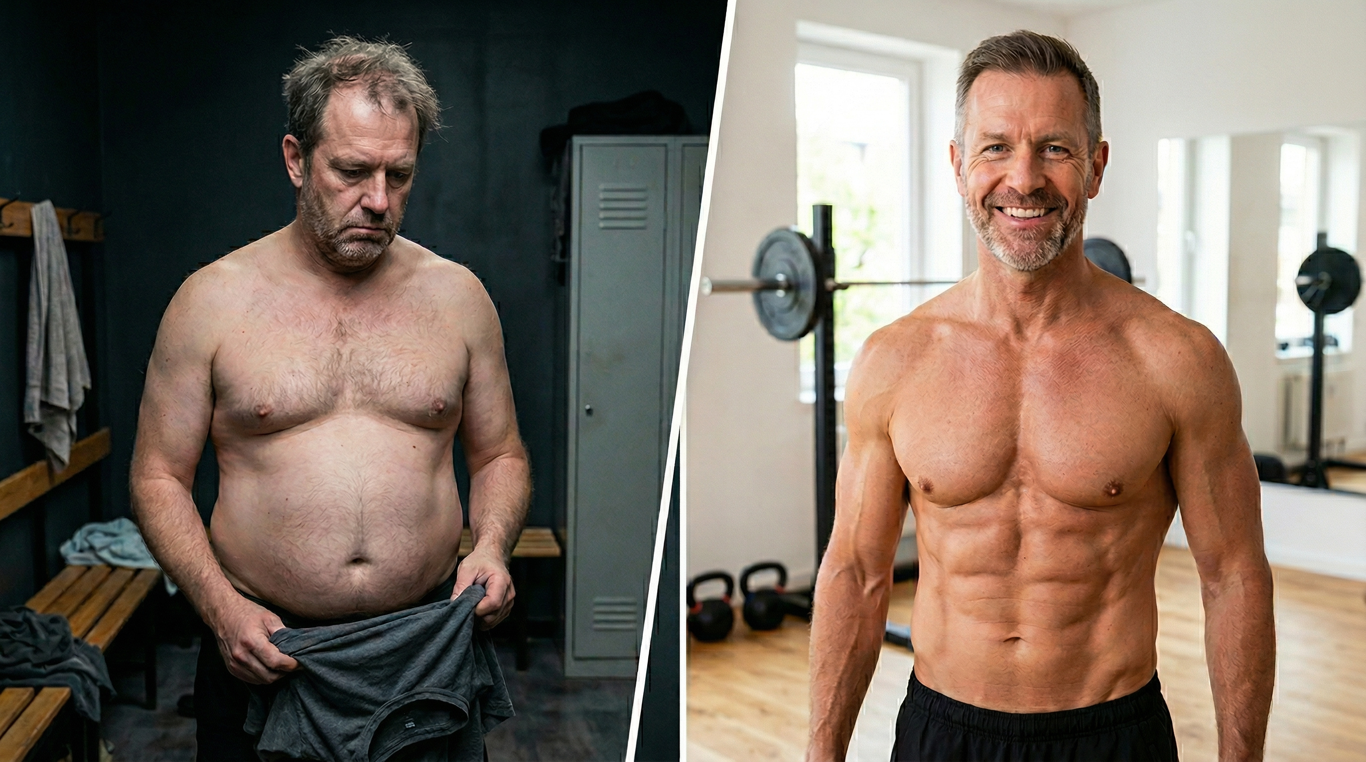 Mike before and after photo