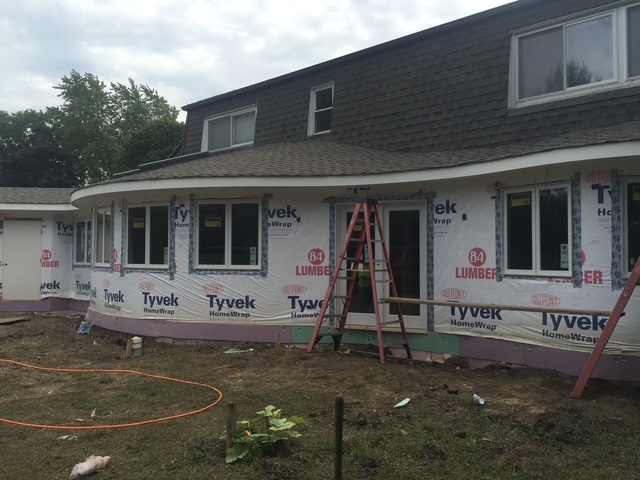 house under renovation