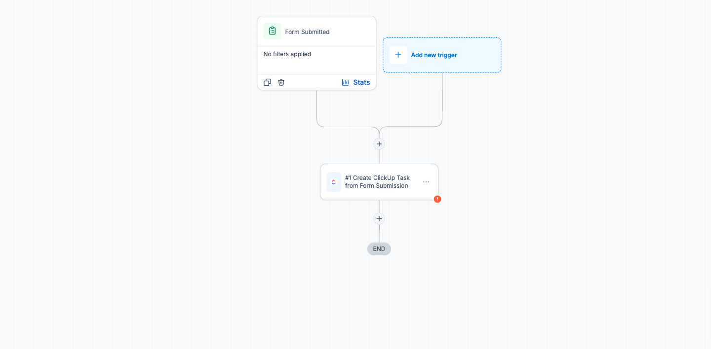 Form to ClickUp Task preview