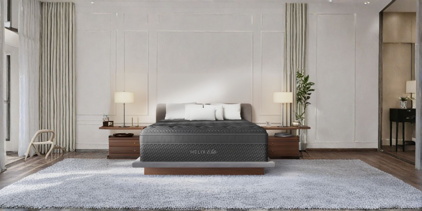 Helix Sunset Elite luxury plush hybrid mattress