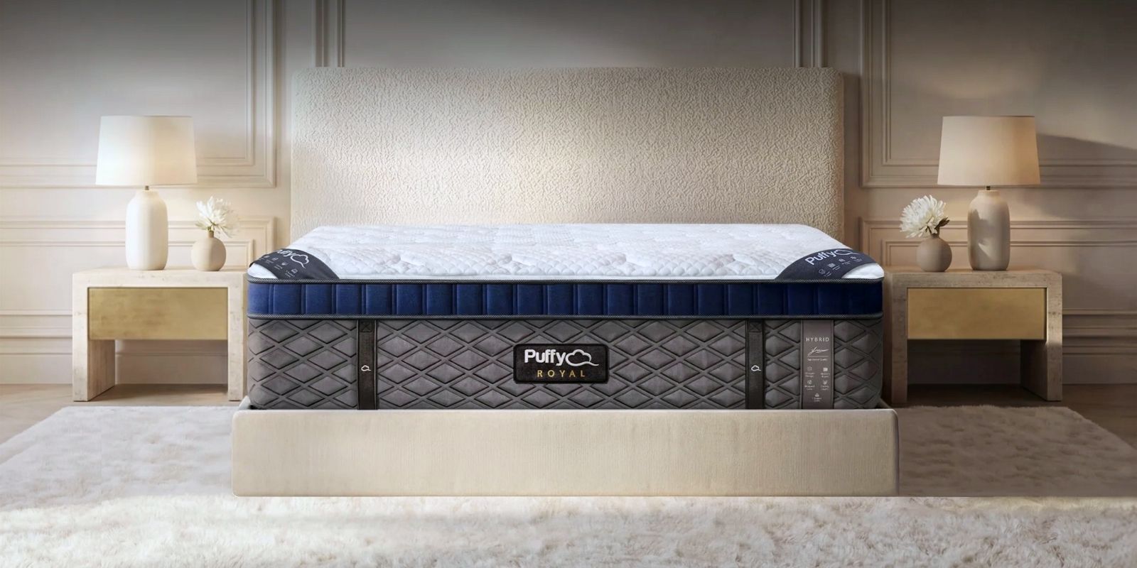 Puffy Royal Hybrid Cooling Cloud foam construction