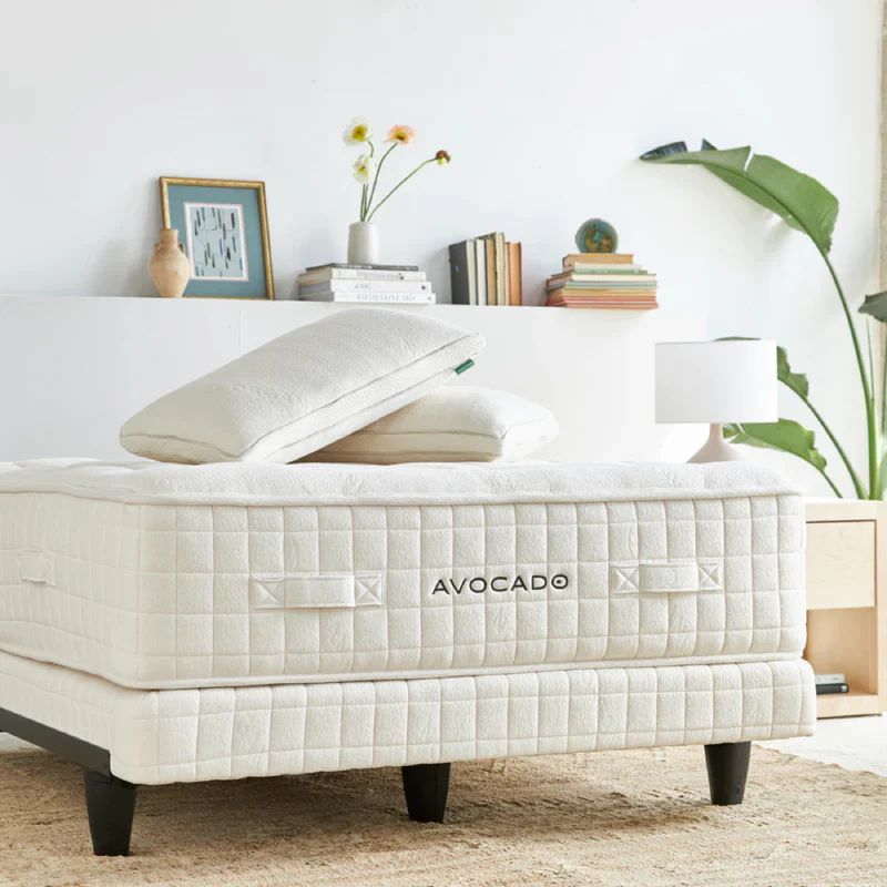 Avocado Luxury Organic hand-tufted finish close up