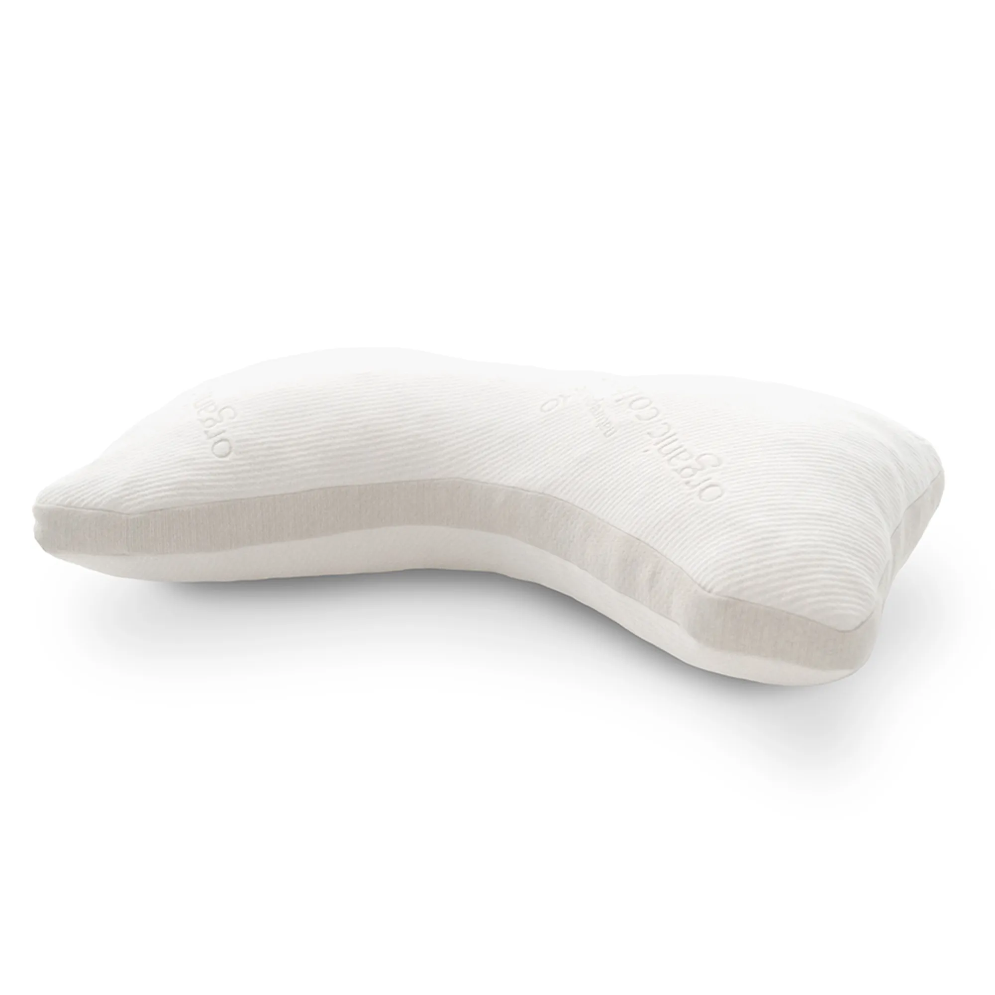 Naturepedic Side Sleeper Pillow shape detail