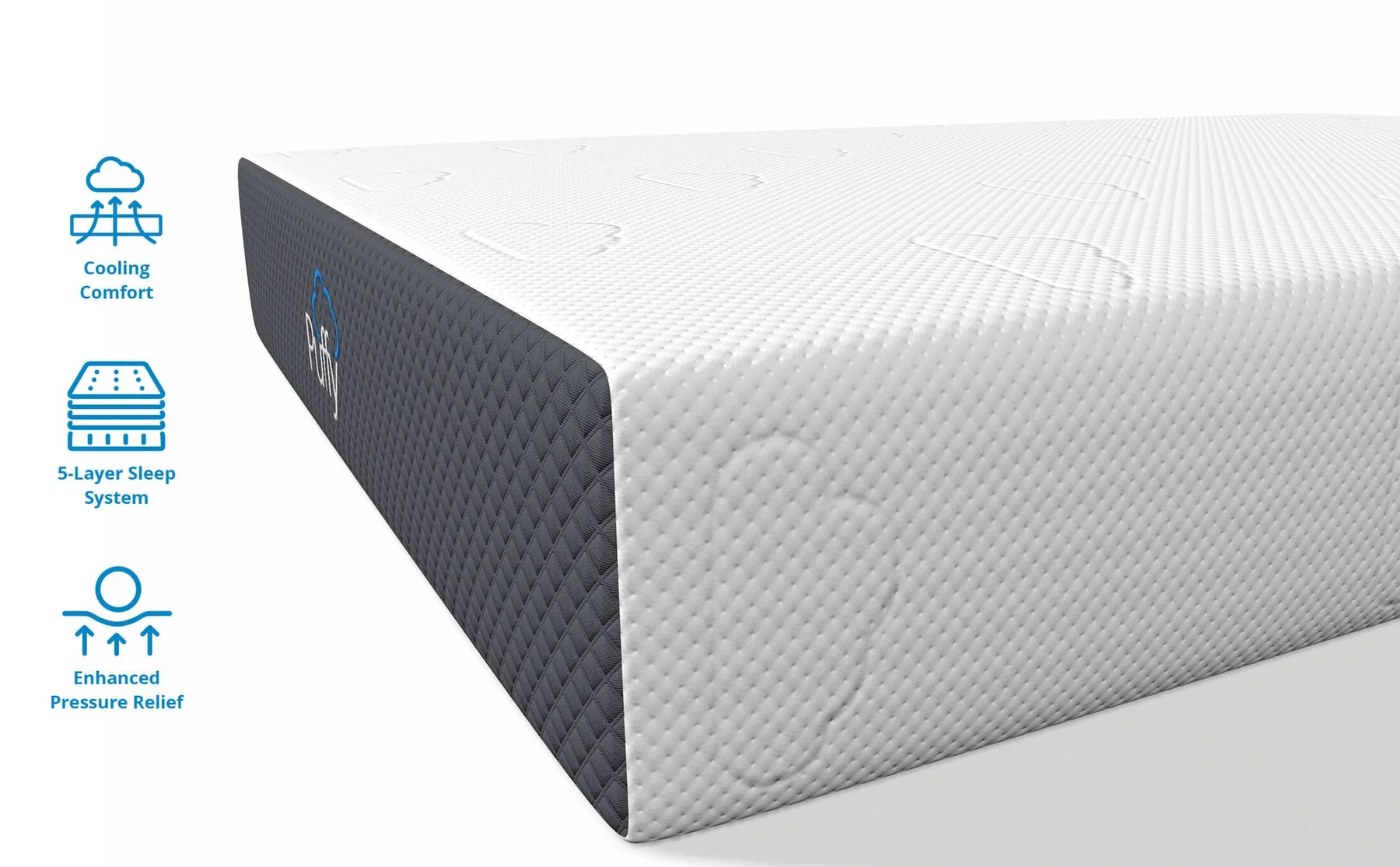 Puffy Mattress Climate Comfort layer detail