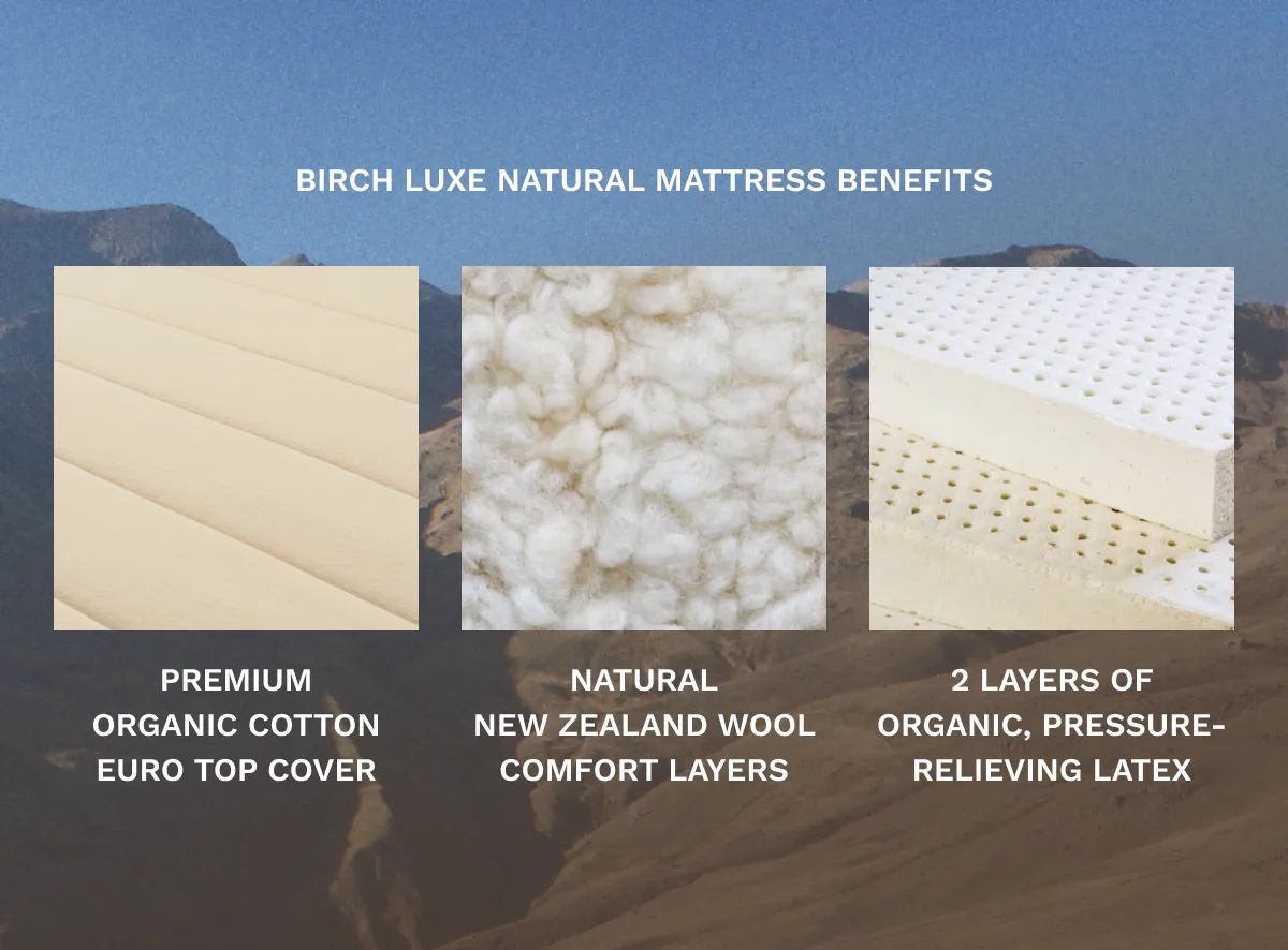Birch Luxe Natural lumbar support detail