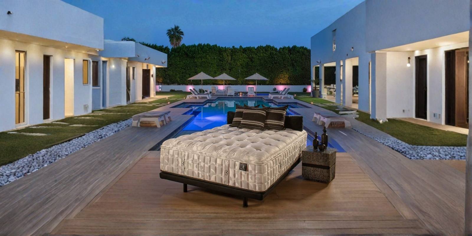 King Koil Reserve Luxury mattress styled in a modern bedroom