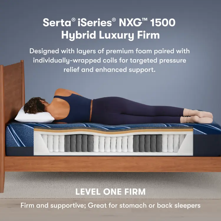 Serta iSeries NXG Hybrid NXG Memory Foam layer