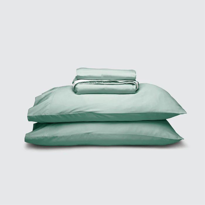 PureCare Weightless Cotton Sheets in Seafoam