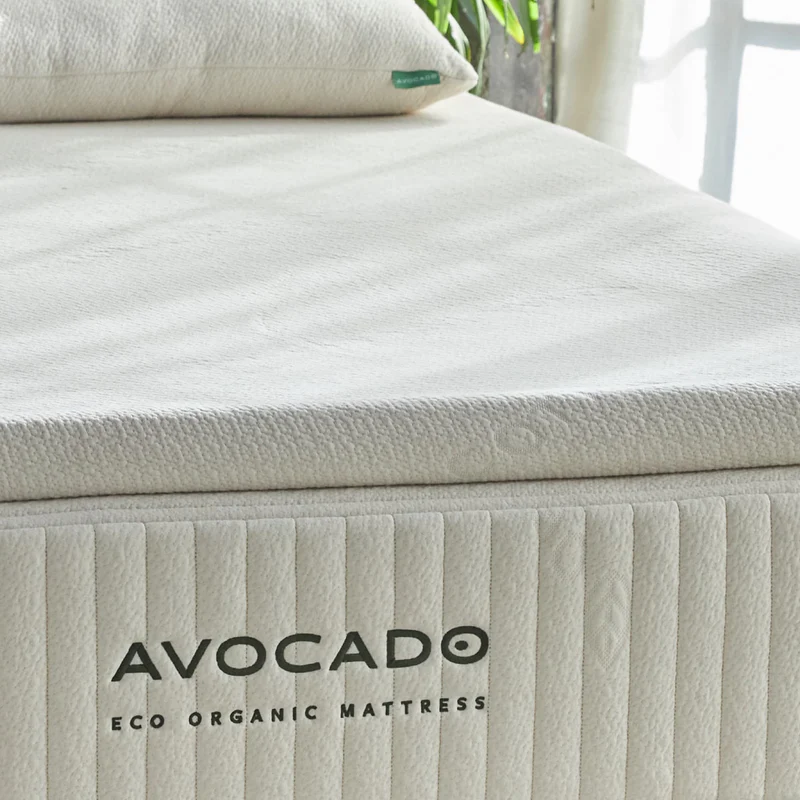Avocado Eco Organic Mattress Topper with GOLS certified organic latex