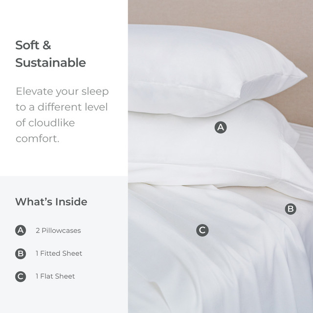 Classic Bamboo Sheets twill weave detail