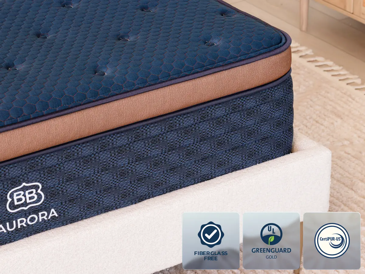 Brooklyn Bedding Aurora Luxe Cooling mattress view 4