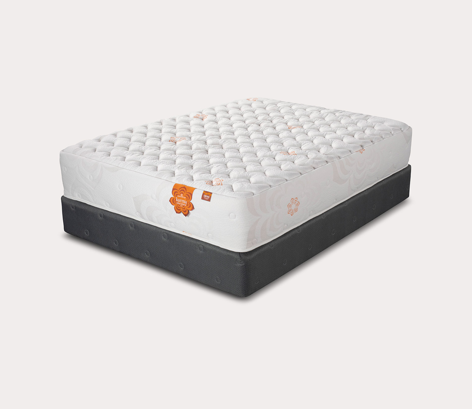 Karma 3 Elite Hybrid Firm mattress, angled view