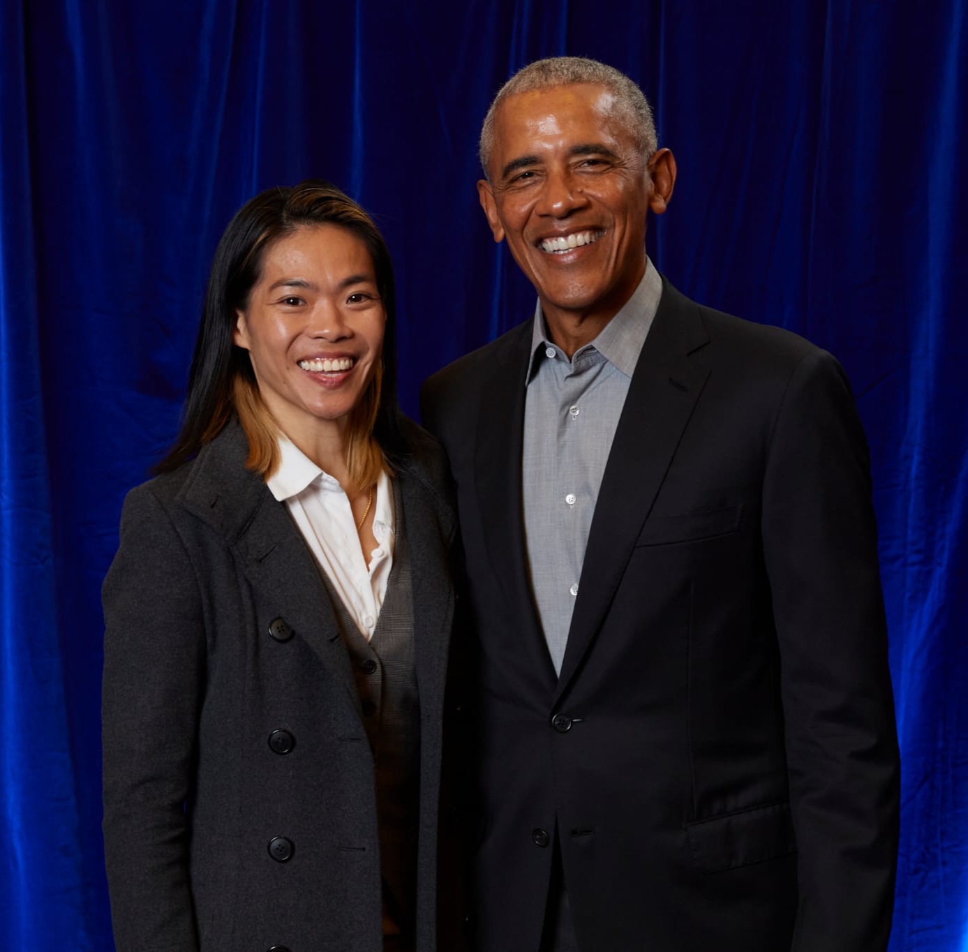 Karms Fung with President Obama