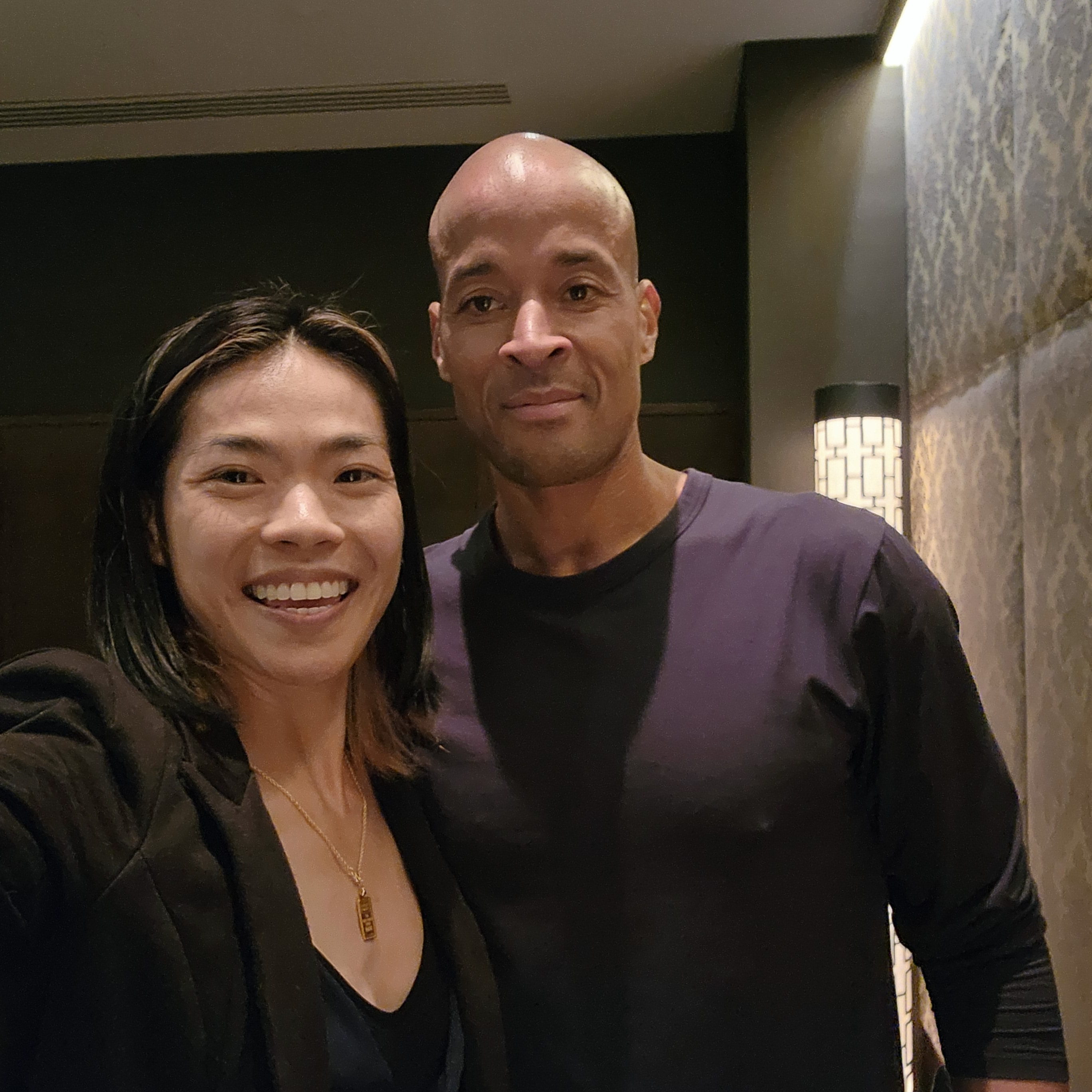 Karms Fung with David Goggins