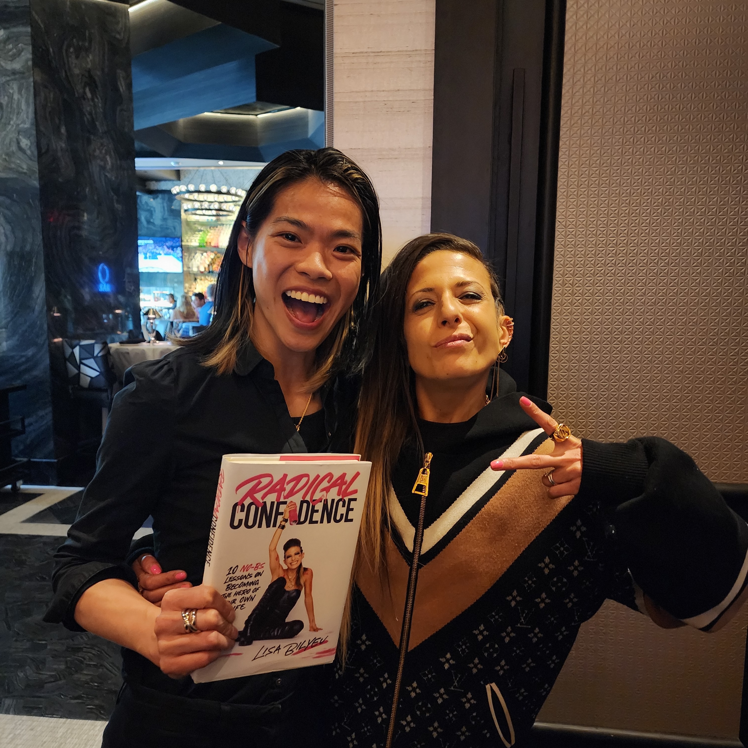 Karms Fung with Lisa Bilyeu