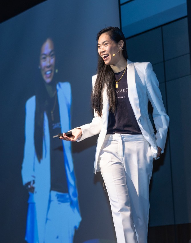 Karms Fung on stage