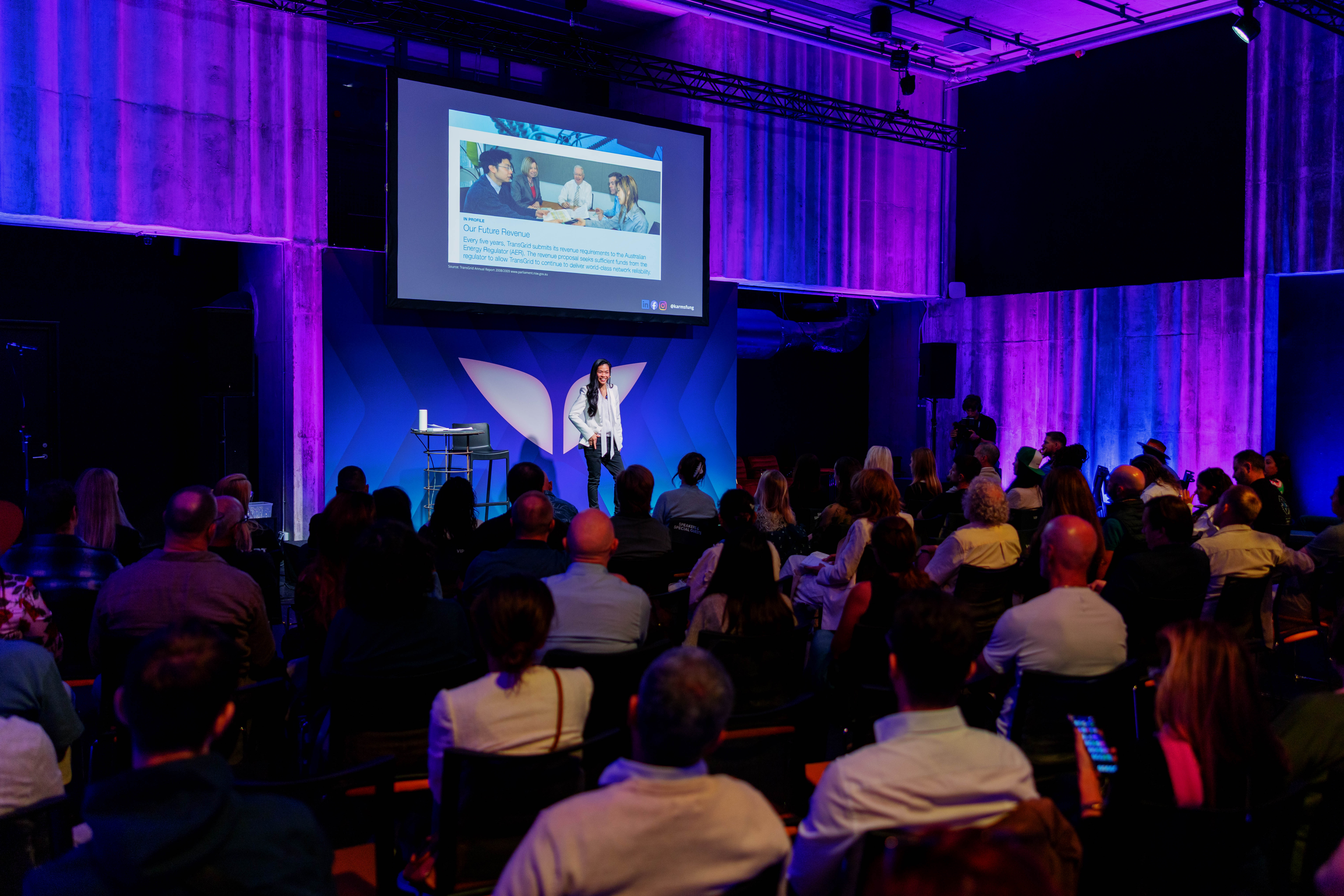 Karms Fung speaking at Mindvalley University