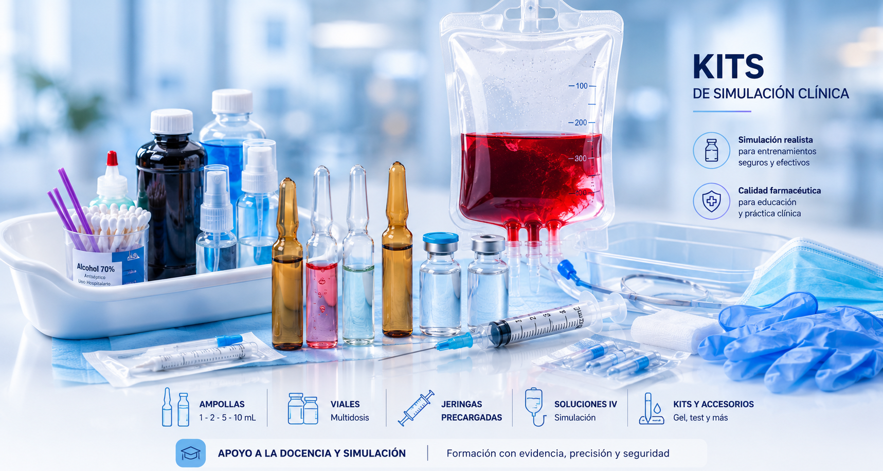 Kit de simulación clínica