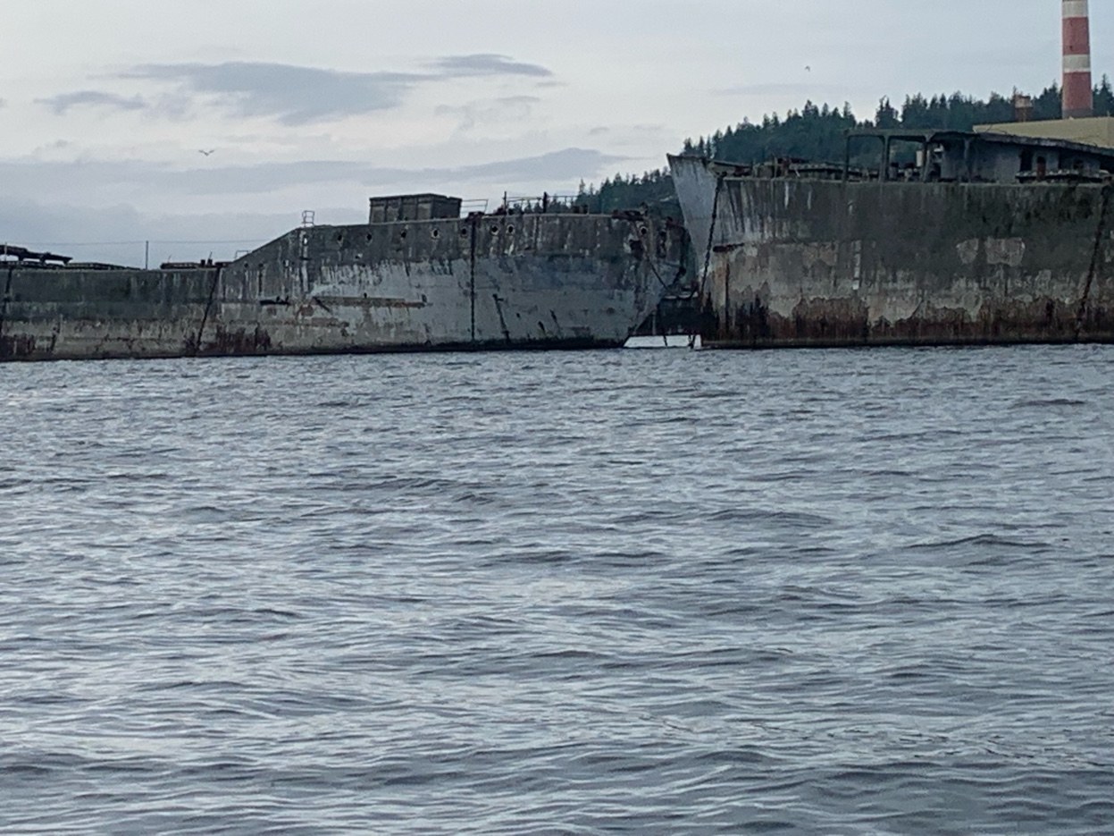 The hulks, Powell River breakwater