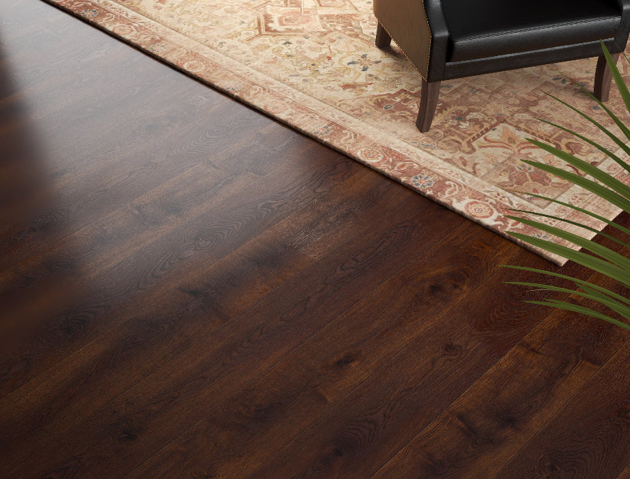 High-quality laminate flooring with a seamless finish