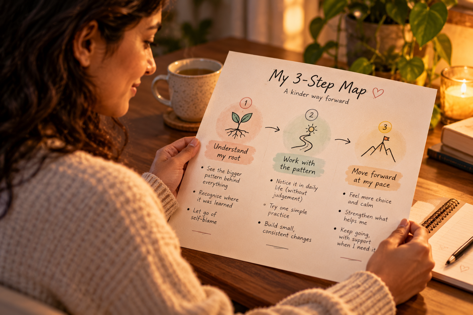 Your personal three-step map