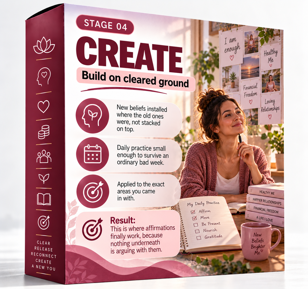 Notebook and daily planning for creating lasting habits