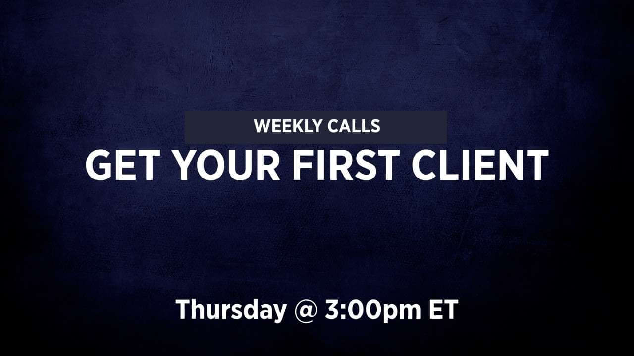 Get Your First Client